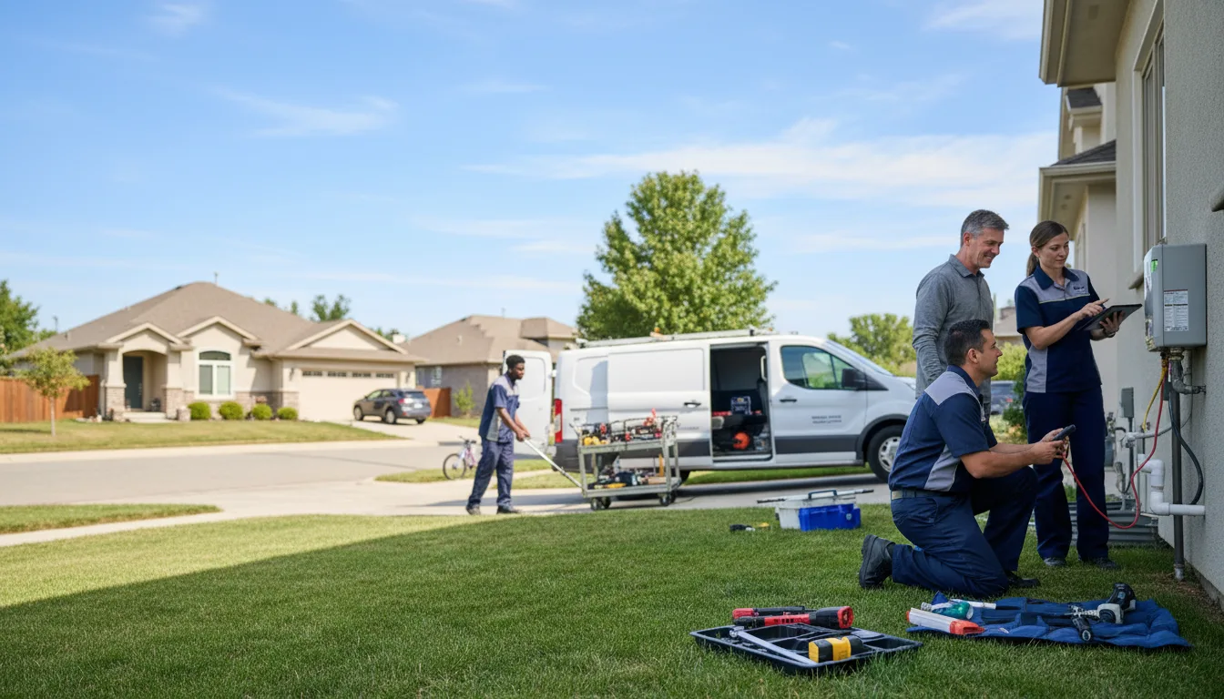 Tankless water heater service in Hartford, KS